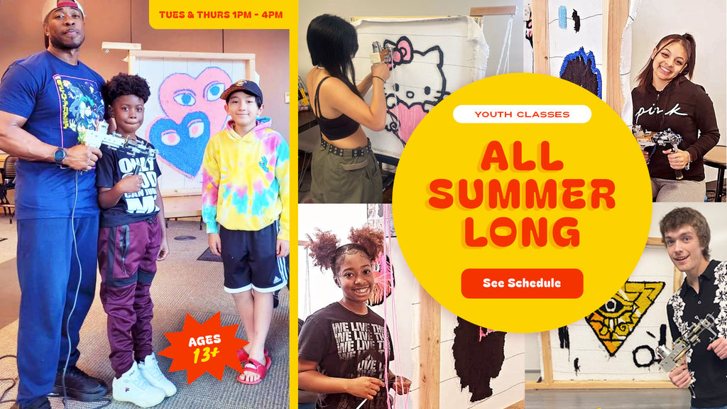 Tuft Love Youth Tufting Classes in Louisville, CO (Ages 13+)