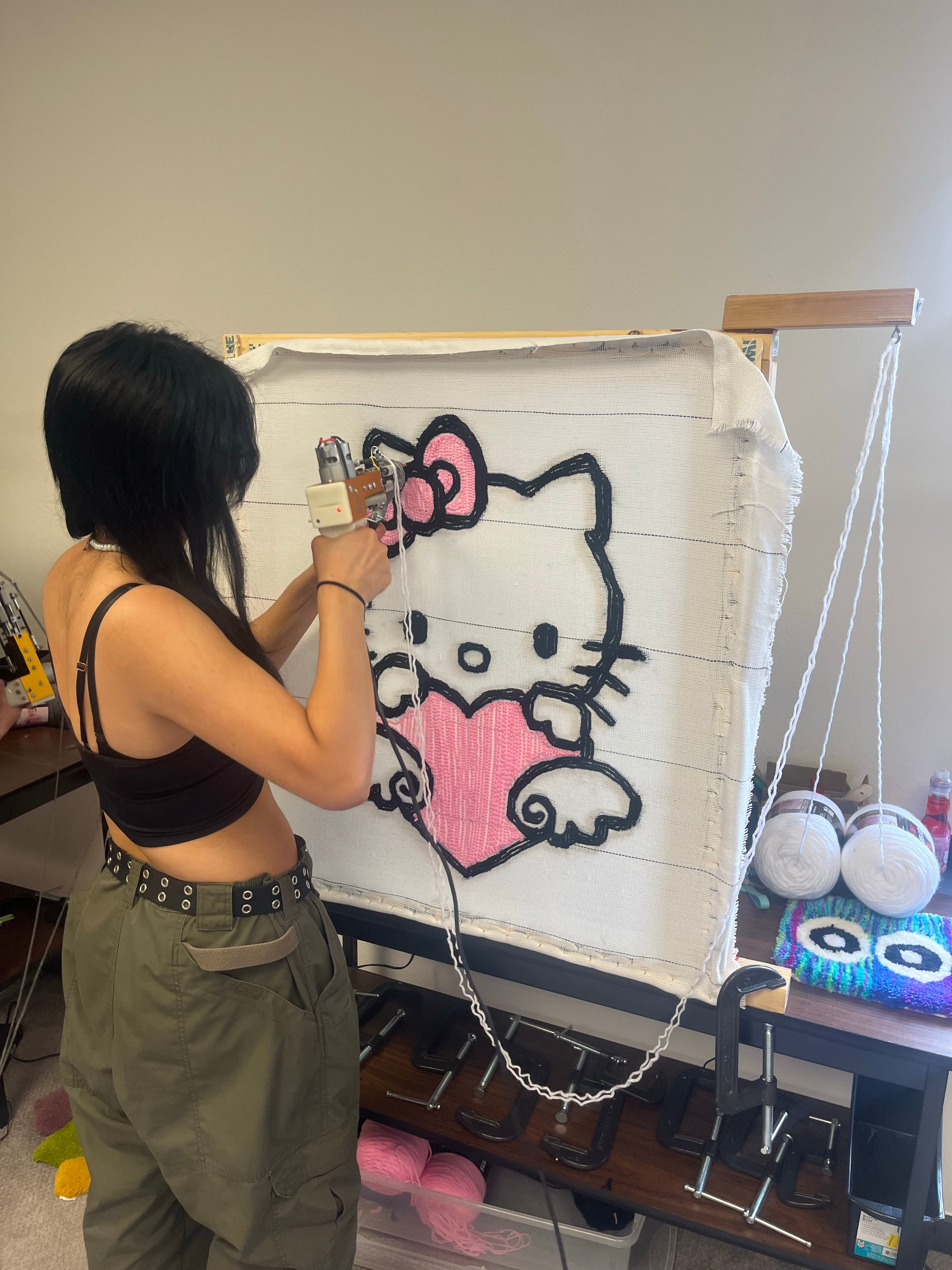 How to finish a wall hanging – Tuftinglove Helpcenter